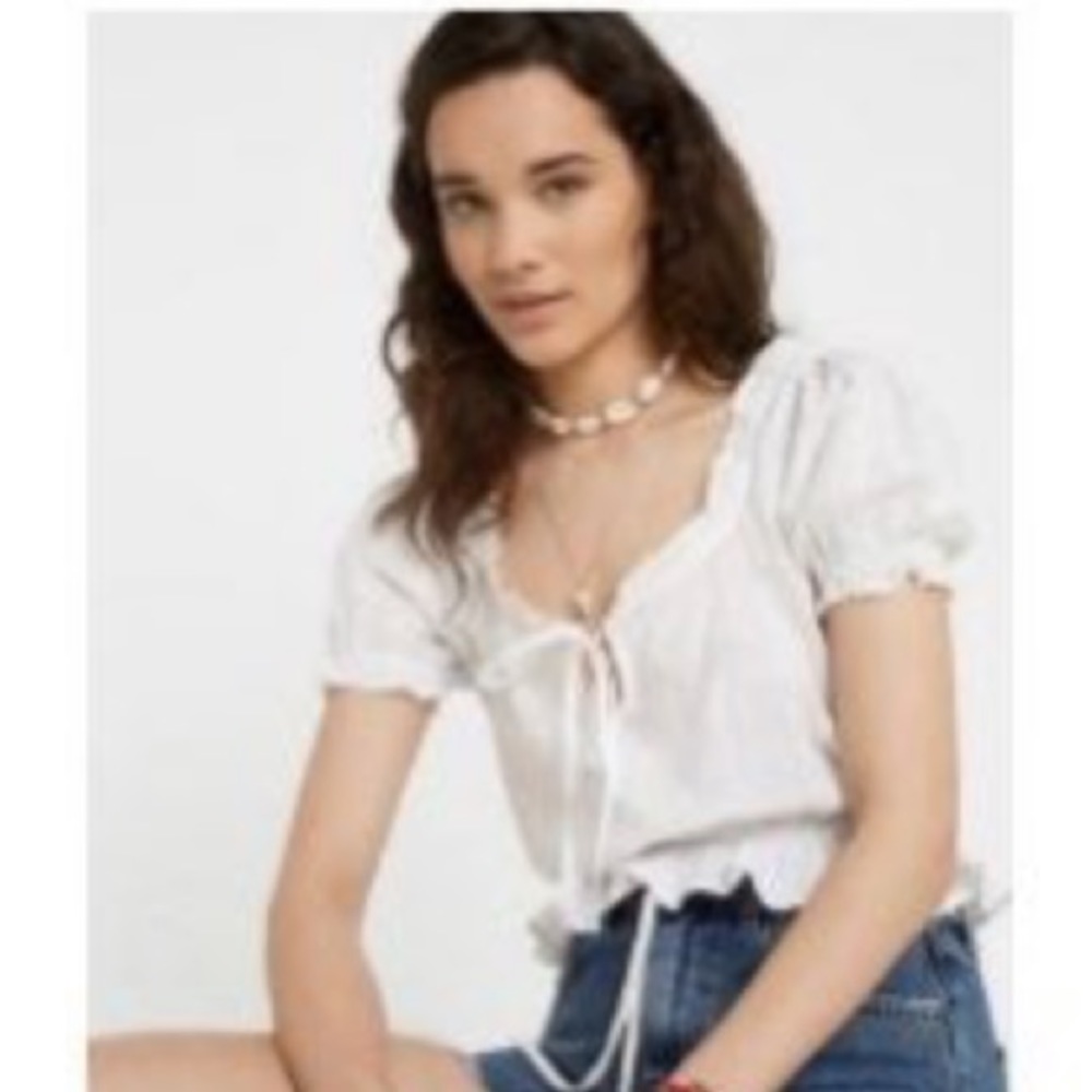 Urban Outfitters eyelet blouse